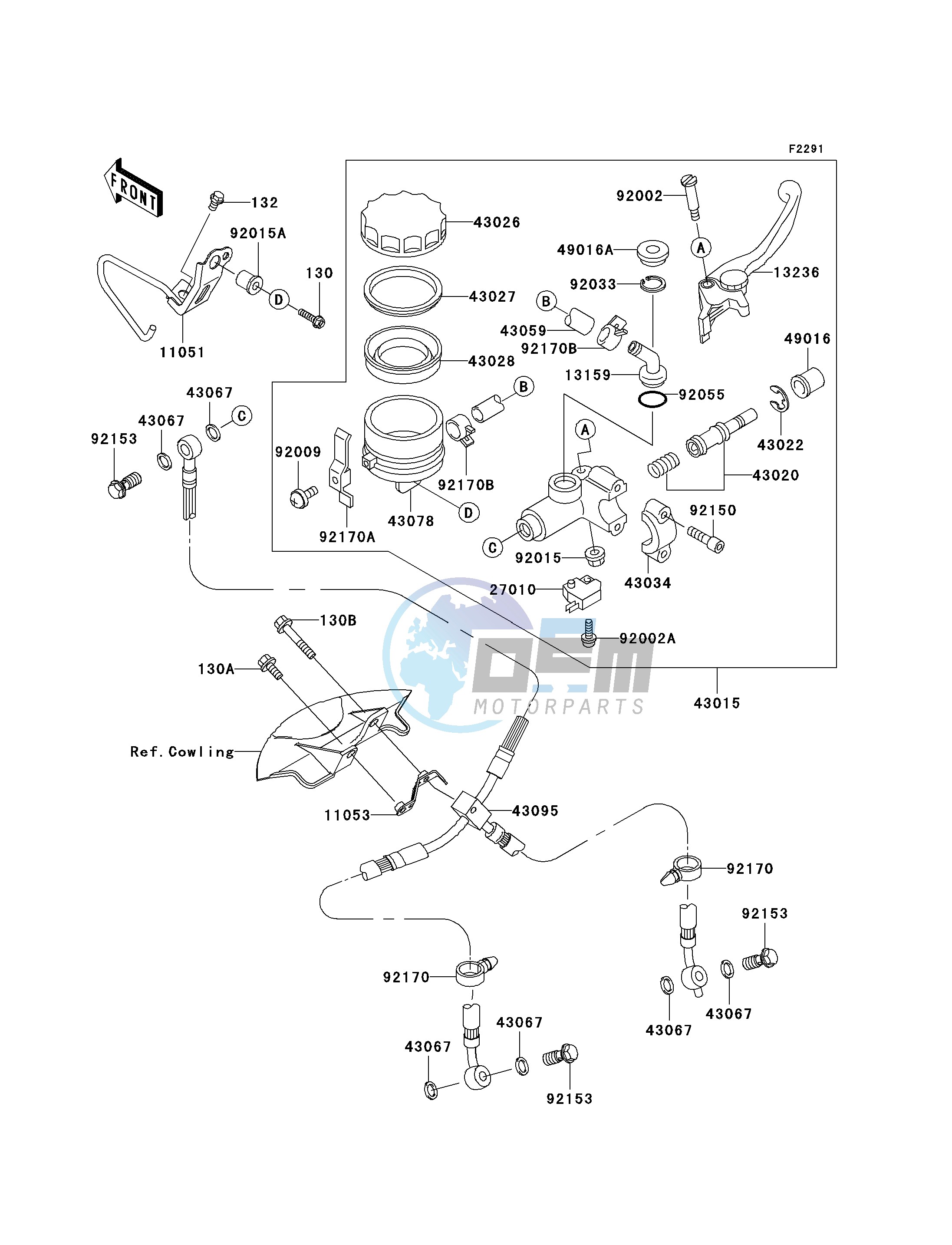 FRONT MASTER CYLINDER