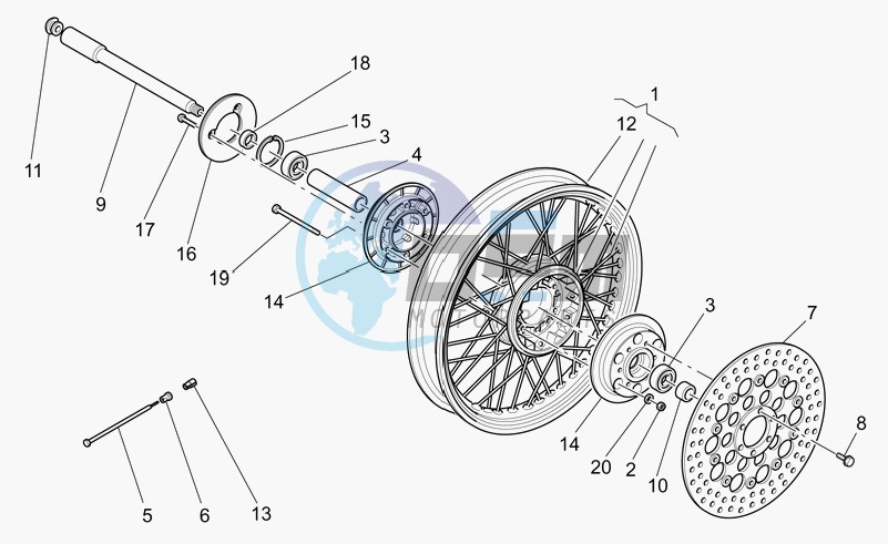 Front mudguard