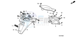 FES1259 Europe Direct - (ED) drawing REAR FENDER