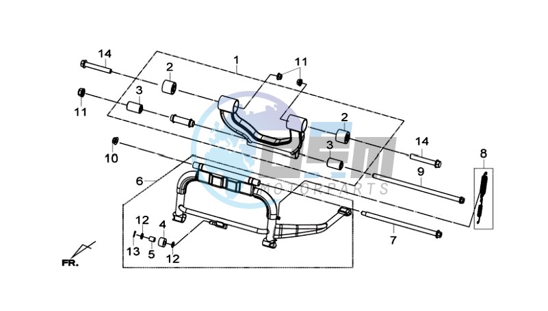 CENTRAL STAND -SIDE STAND- KICKSTARTER PEDAL