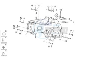 Tuono 1000 v4 R Std APRC drawing Frame I