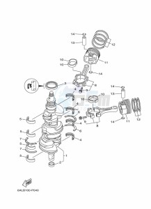 F225CETL drawing CRANKSHAFT--PISTON