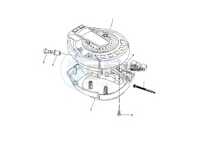 FZ6 600 drawing METER