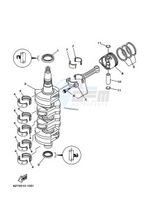 FT50CETL drawing CRANKSHAFT--PISTON