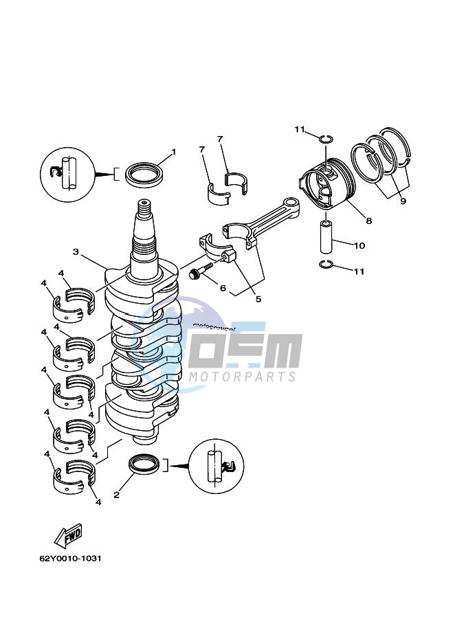 CRANKSHAFT--PISTON