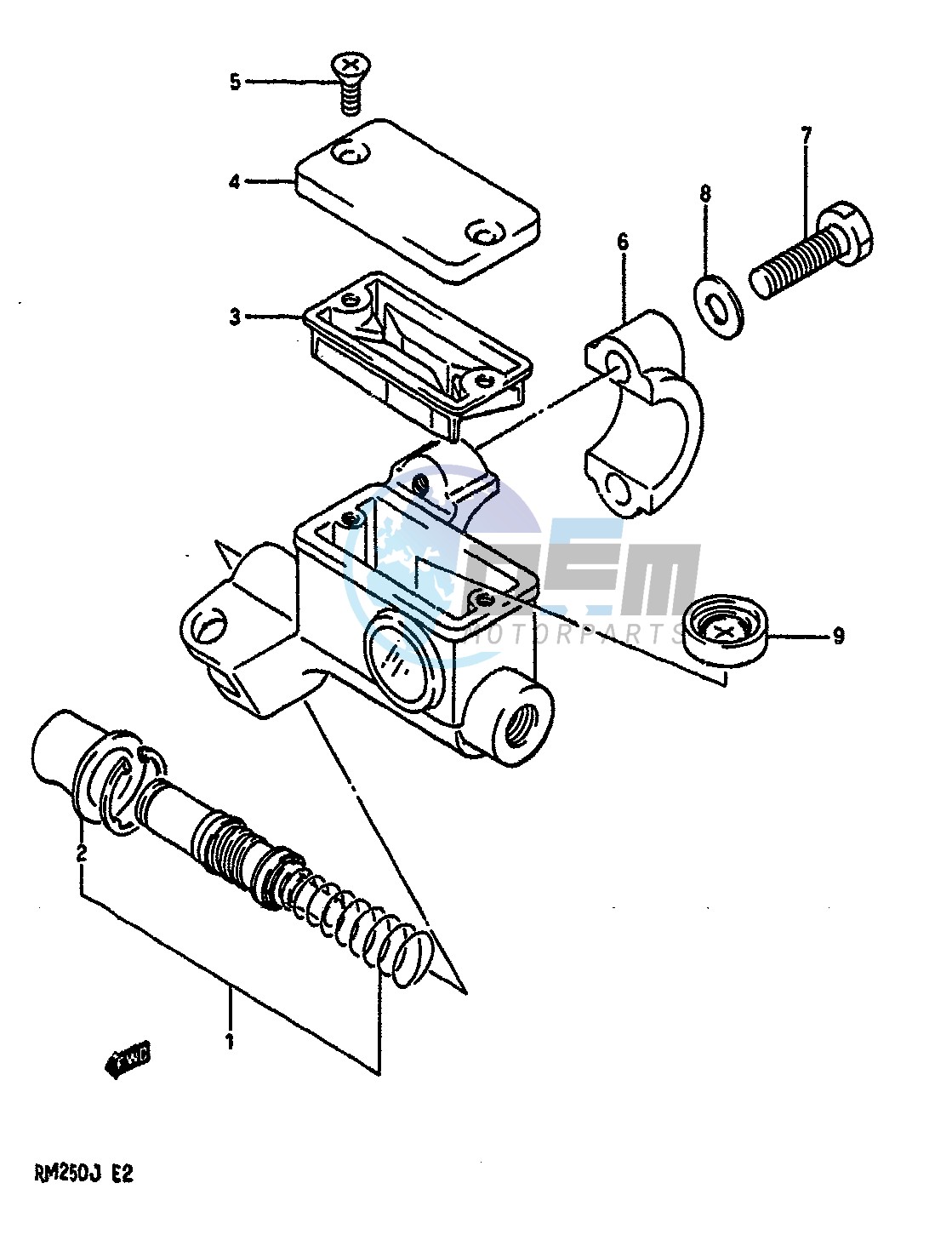 FRONT MASTER CYLINDER