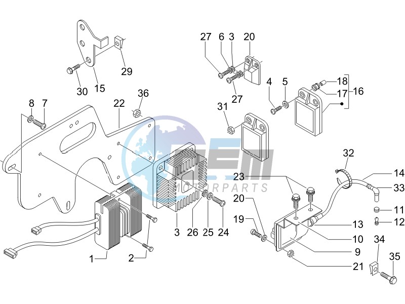 Voltage Regulators - Electronic Control Units (ecu) - H.T. Coil