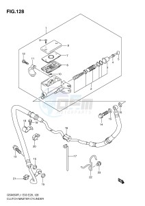 GSX650F (E3-E28) Katana drawing CLUTCH MASTER CYLINDER