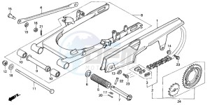 MT50F drawing SWINGARM