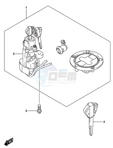 GSX-R1000 ARZ drawing LOCK SET