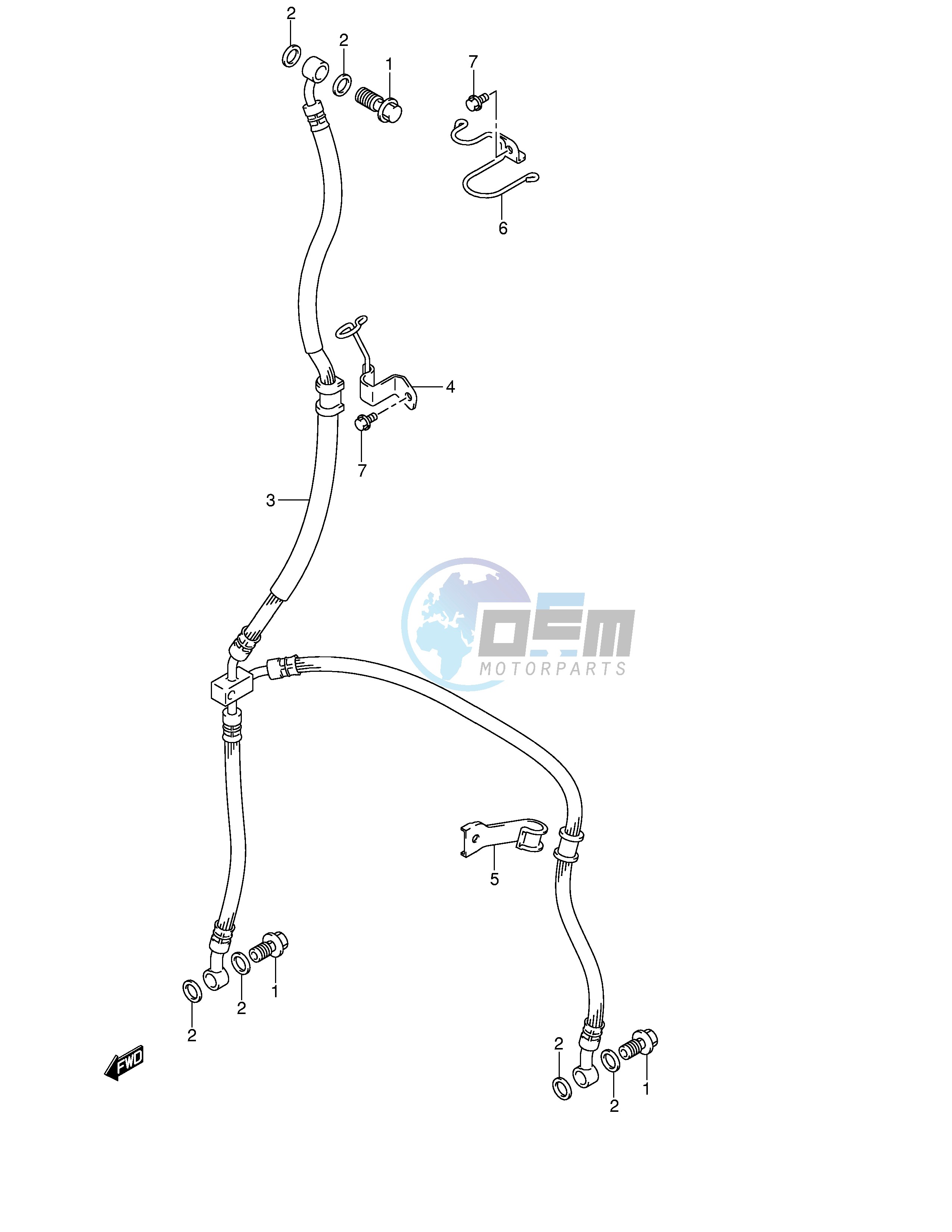 FRONT BRAKE HOSE