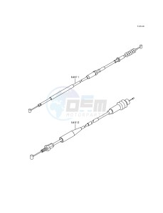 KX 125 L [KX125] (L1) [KX125] drawing CABLES