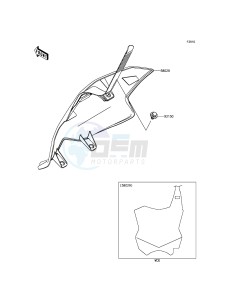 KX450F KX450HGF EU drawing Accessory