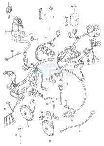 RF900R (E2) drawing WIRING HARNESS