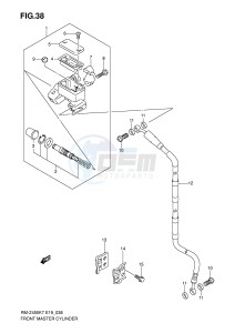 RM-Z450 (E19) drawing FRONT MASTER CYLINDER