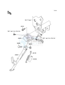 Z750S ZR750K6F FR GB XX (EU ME A(FRICA) drawing Stand(s)