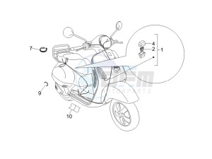 LX 50 4T USA drawing Main cable harness