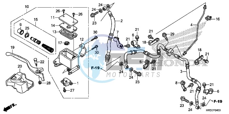 FRONT BRAKE MASTER CYLINDER