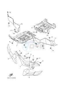 YXM700E YXM700PHE VIKING EPS HUNTER (1XPB) drawing GUARD