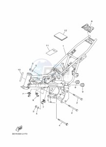 TT-R110E (B51P) drawing FRAME