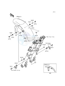 ER-6N_ABS ER650FGF XX (EU ME A(FRICA) drawing Front Fender(s)