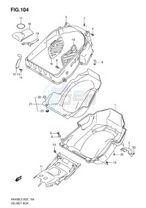 AN400Z ABS BURGMAN EU-UK drawing HELMET BOX