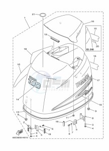 F100BETL drawing FAIRING-UPPER