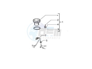 PX 125 30 Anni drawing Meter combination - Cruscotto