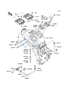 NINJA ZX-12R ZX1200B6F FR GB XX (EU ME A(FRICA) drawing Air Cleaner