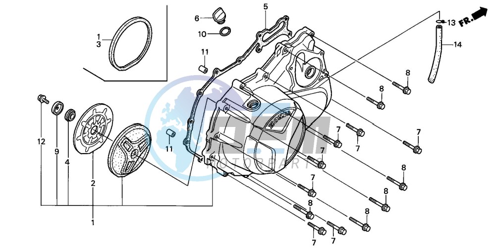 RIGHT CRANKCASE COVER