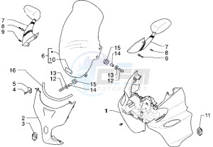 X9 250 drawing Shield - Windshield