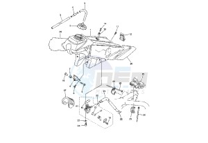 WR F 450 drawing FUEL TANK