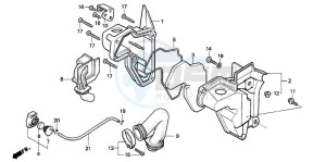 PK50SM drawing AIR CLEANER