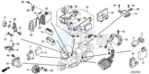 GL18009 UK - (E / AB MKH NAV) drawing CONTROL UNIT (AIRBAG)