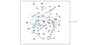 VFR1200FB drawing NAVI ATTACHMENT DCT