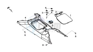 MAXSYM 600 I ABS EXECUTIVE (LX60A3-EU) (E4) (L7-M0) drawing INSPECTION COVER