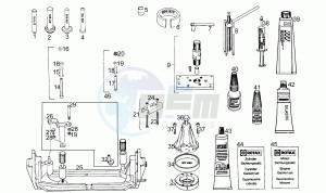 RS 125 drawing Special tools