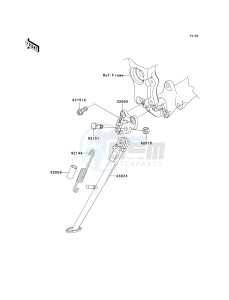 ZX 1000 D [NINJA ZX-10R] (D6F-D7FA) D6F drawing STAND-- S- -