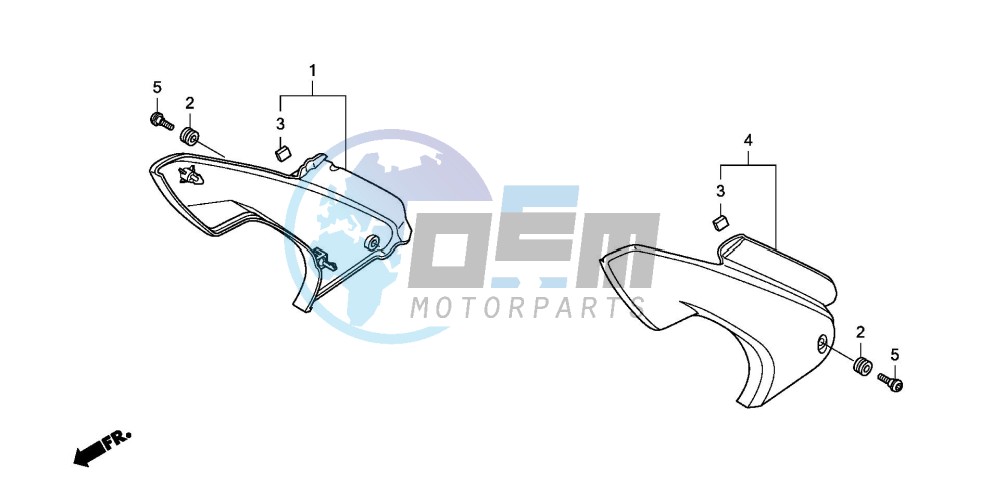 SIDE COVER (CBF600S8/SA8/N8/NA8)