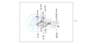 NSS250X FORZA X drawing CARRIER BRACKET