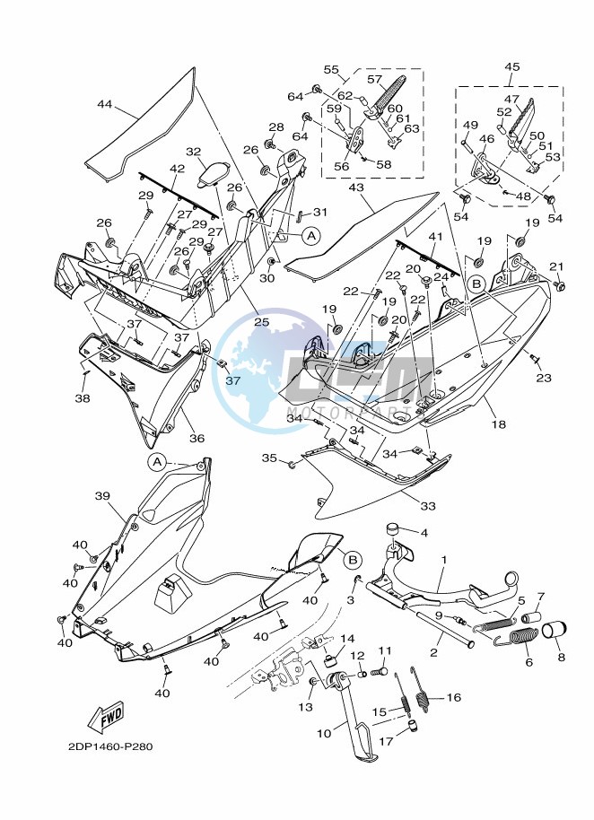 REAR BRAKE CALIPER