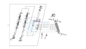 GP1 OPEN - 50 CC VTHPR1B1A EU2 drawing FRONT FORK - SHOCK ABSORBER