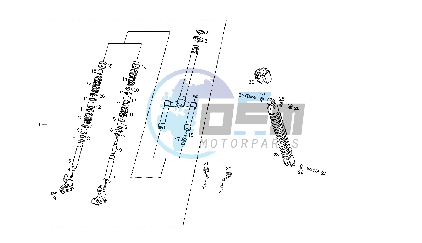 FRONT FORK - SHOCK ABSORBER