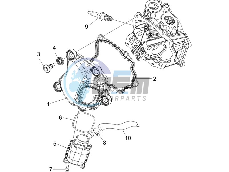 Cylinder head cover