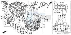 CB1000RB drawing CRANKCASE