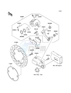 Z750 ZR750J6F FR GB XX (EU ME A(FRICA) drawing Rear Brake