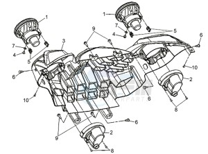 QUADRAIDER 600 DELUXE drawing HEADLAMP CPL