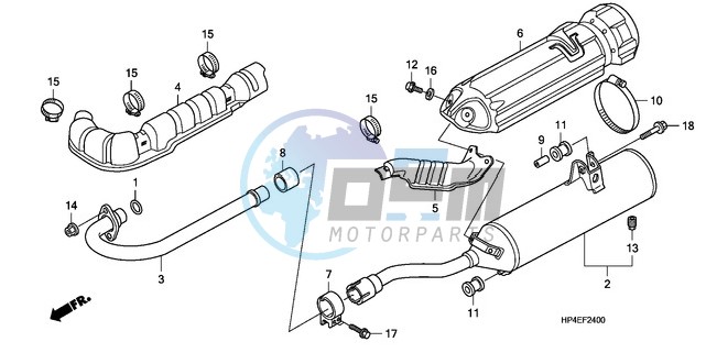 EXHAUST MUFFLER