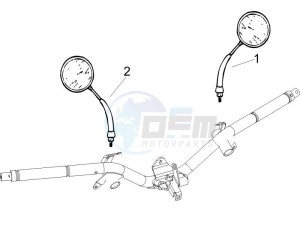 Liberty 200 4t Sport e3 drawing Mirrors