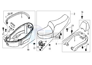 JOYRIDE - 200 cc drawing SEAT